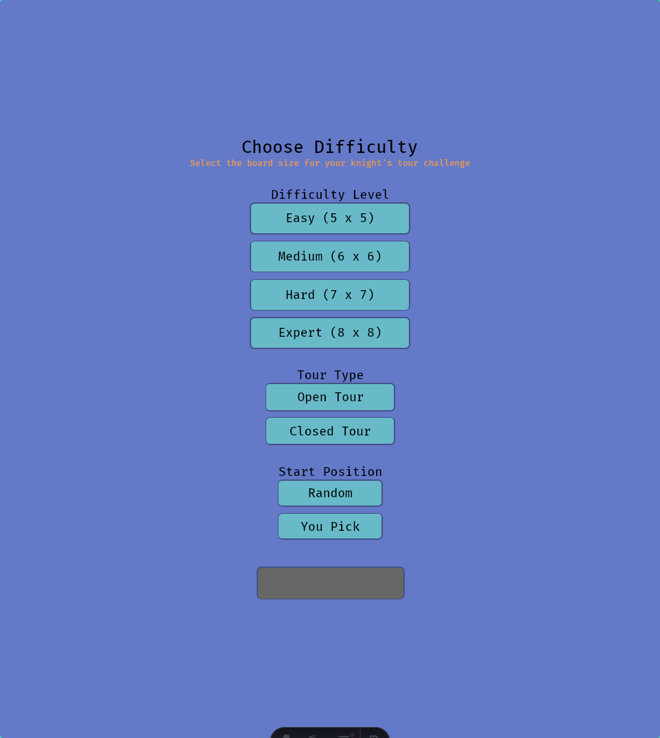 Difficulty Selection