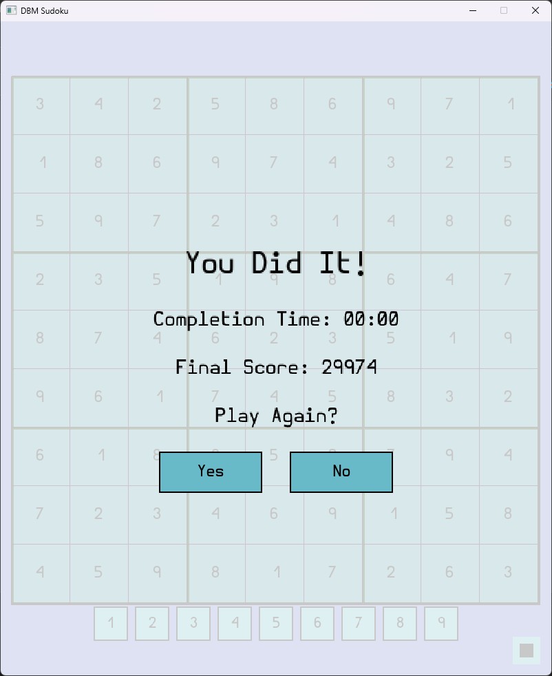 Victory Screen